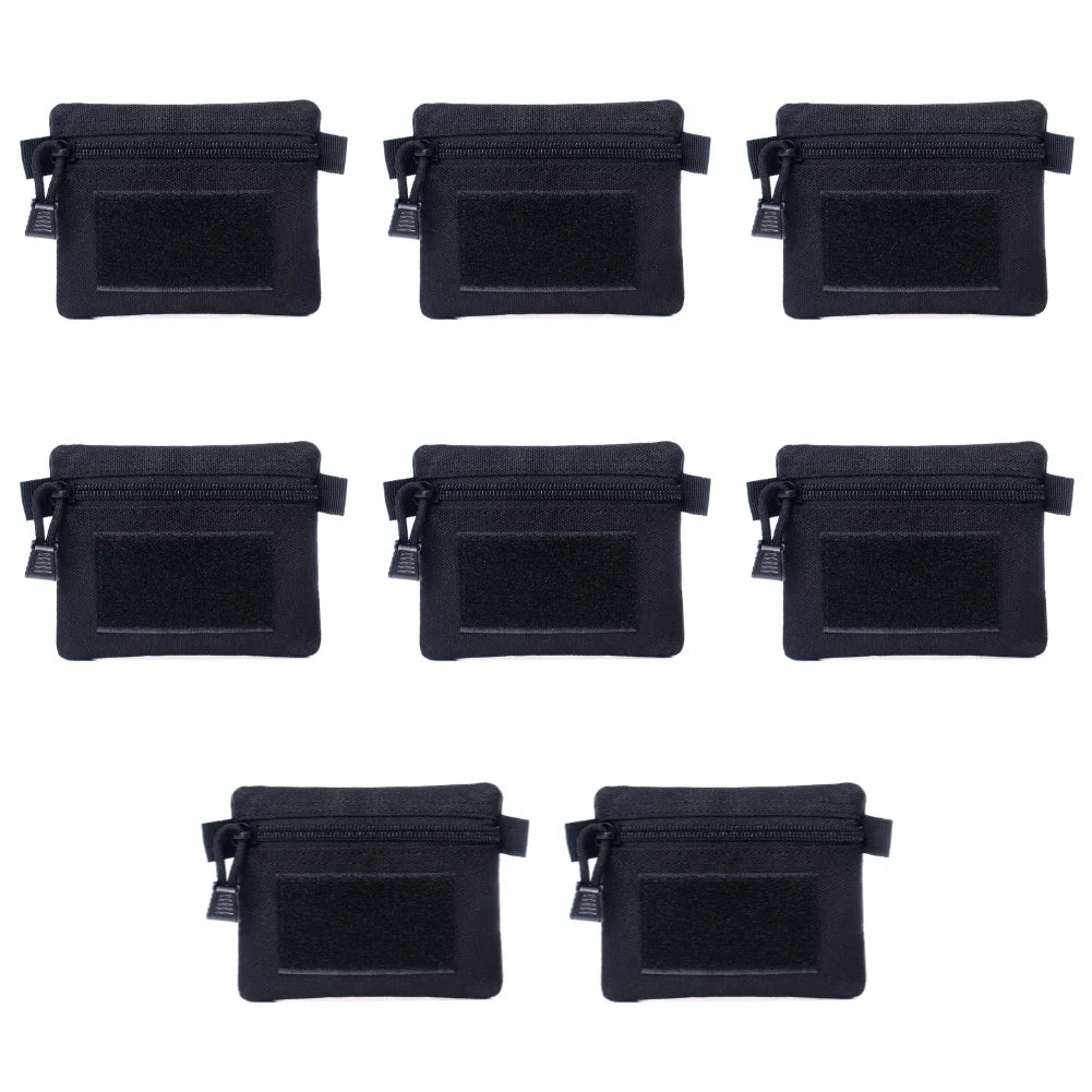 Outdoor Waterproof EDC Molle Wallet — Portable Travel Zipper Waist Pouch for Camping, Hiking & Hunting
