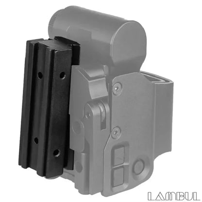 Tactical Scope Riser Mount - 11mm to 20mm Picatinny Rail Adapter for Rifle Optics