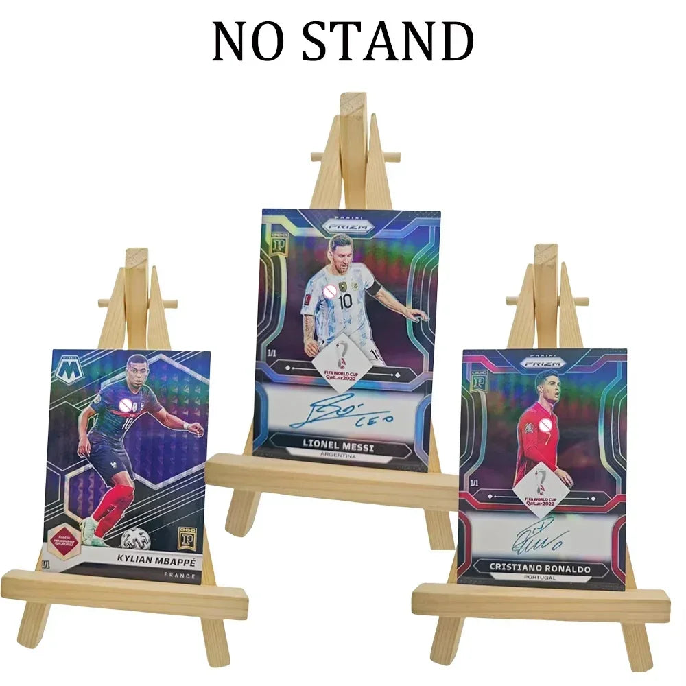 Panini DIY Star Football Card – Messi & Ronaldo Collectible, Homemade Gift for Christmas & Birthday