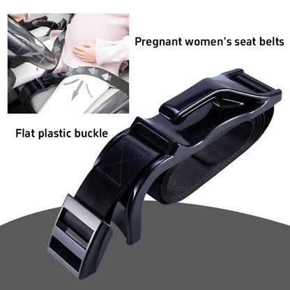 Pregnancy Seat Belt Adjuster - Maternity Car Safety Belt Protector for Comfortable Driving and Belly Pressure Relief