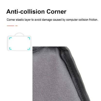 13-15" Laptop Handbag Sleeve — Shockproof Ultrabook Notebook Case for Apple, Lenovo, HP, Dell