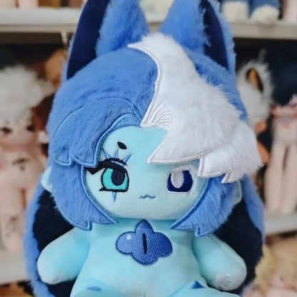 20cm Anime Game Shadow Milk Cookie Plush Doll – Kawaii Cotton Cosplay Toy Figure, Soft Cartoon Plush Gift