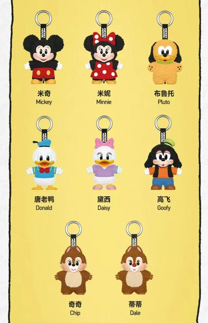 Genuine Pop Mickey Family Keychain Blind Box – Cute Vinyl Anime Figure Decoration Collectible Kid Gift Series