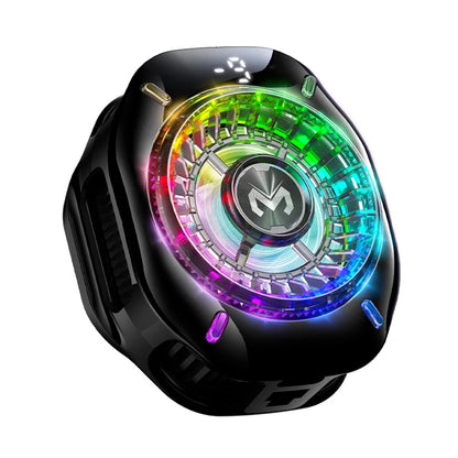 MEMO CX10 Semiconductor Phone Cooler – RGB Magnetic Clip-On Ice-Freezing Phone Cooling Fan for Gaming & Live Streaming Performance Boost