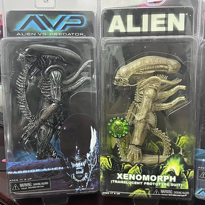 NECA Grid Warrior Xenomorph Action Figure – Alien vs Predator Collectible Toy Gift