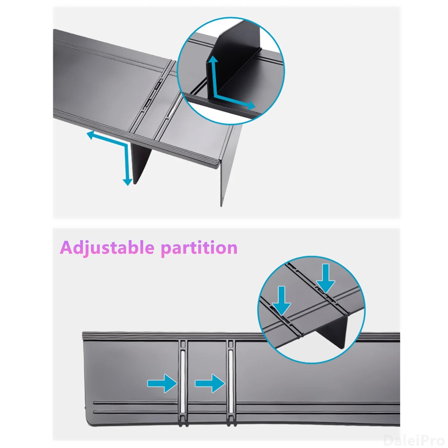 Toyota Land Cruiser Prado LC150 Glove Box Organizer - Storage Divider Tray for 2010-2018 Models
