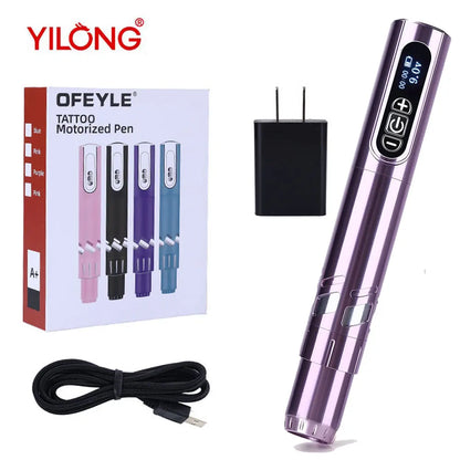 2PC Wireless Tattoo Pen Set — Professional Battery-Powered Tattoo Machine for Artists & Beginners