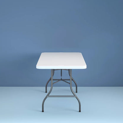 Cosco 6ft White Portable Folding Table — Outdoor, Garden, Camping & Picnic Table