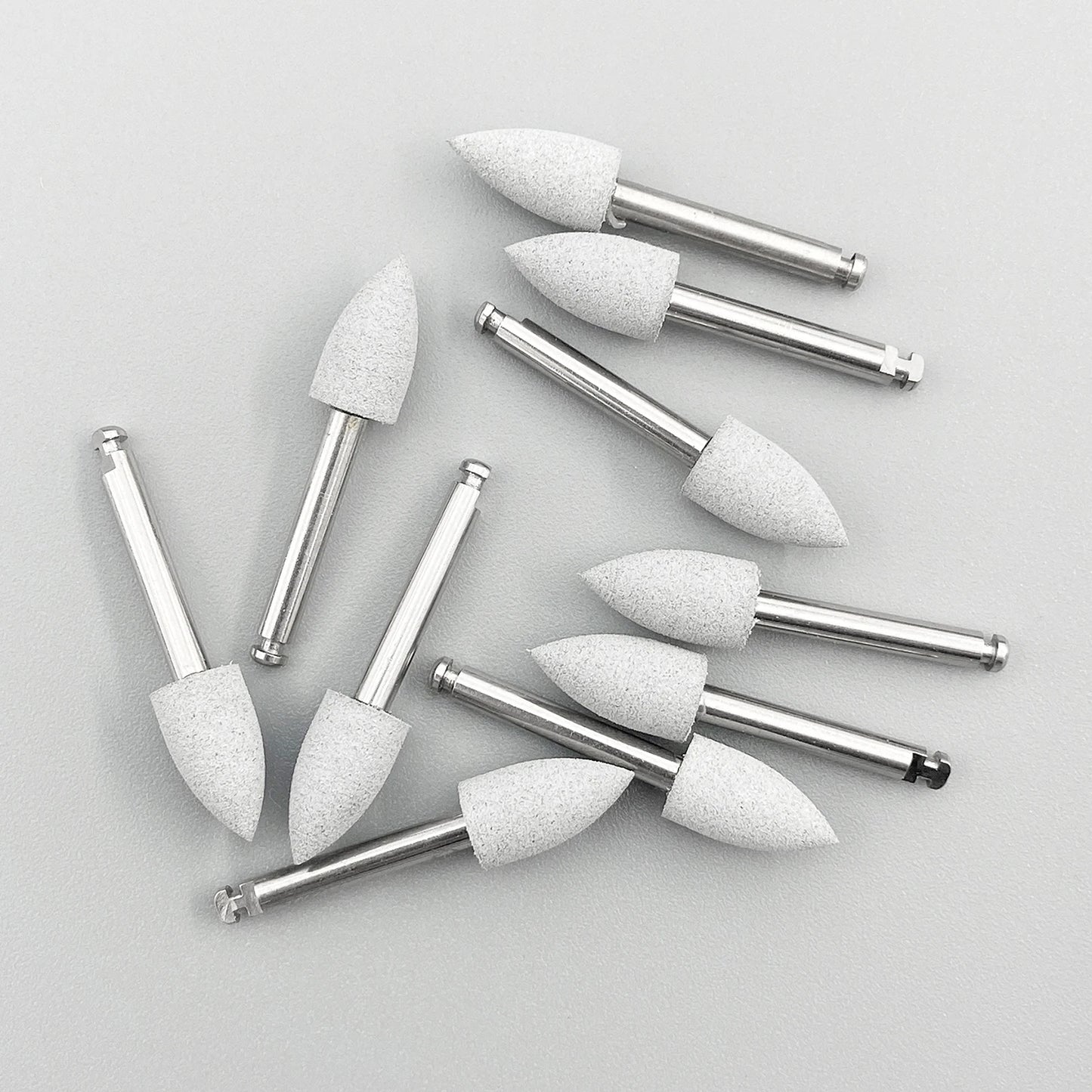 WELLCK Dental Silicone Grinding Heads – 12/10pcs Teeth Polisher for Low-Speed Dental Tools & Lab Use