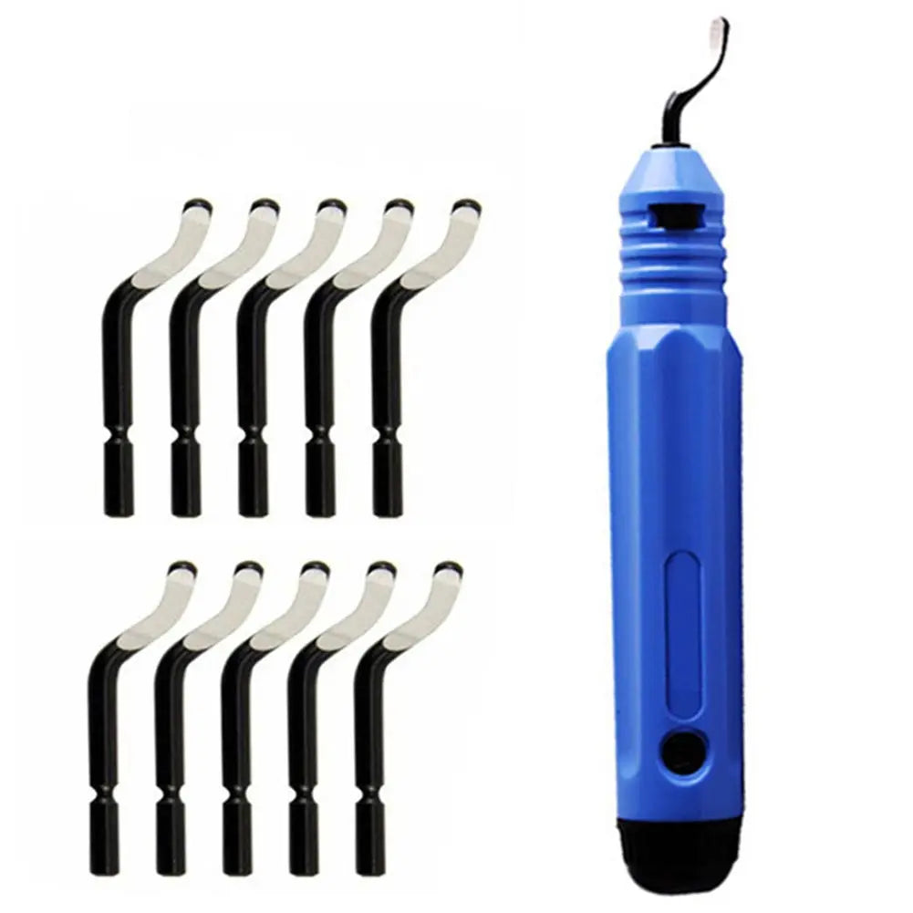 NB1100 Hand Trimming Knives: Deburring Scraper & Chamfer Removal Tool with Aluminum Alloy Handle - Precision Blade for Plastic Waste Edge Cleanup