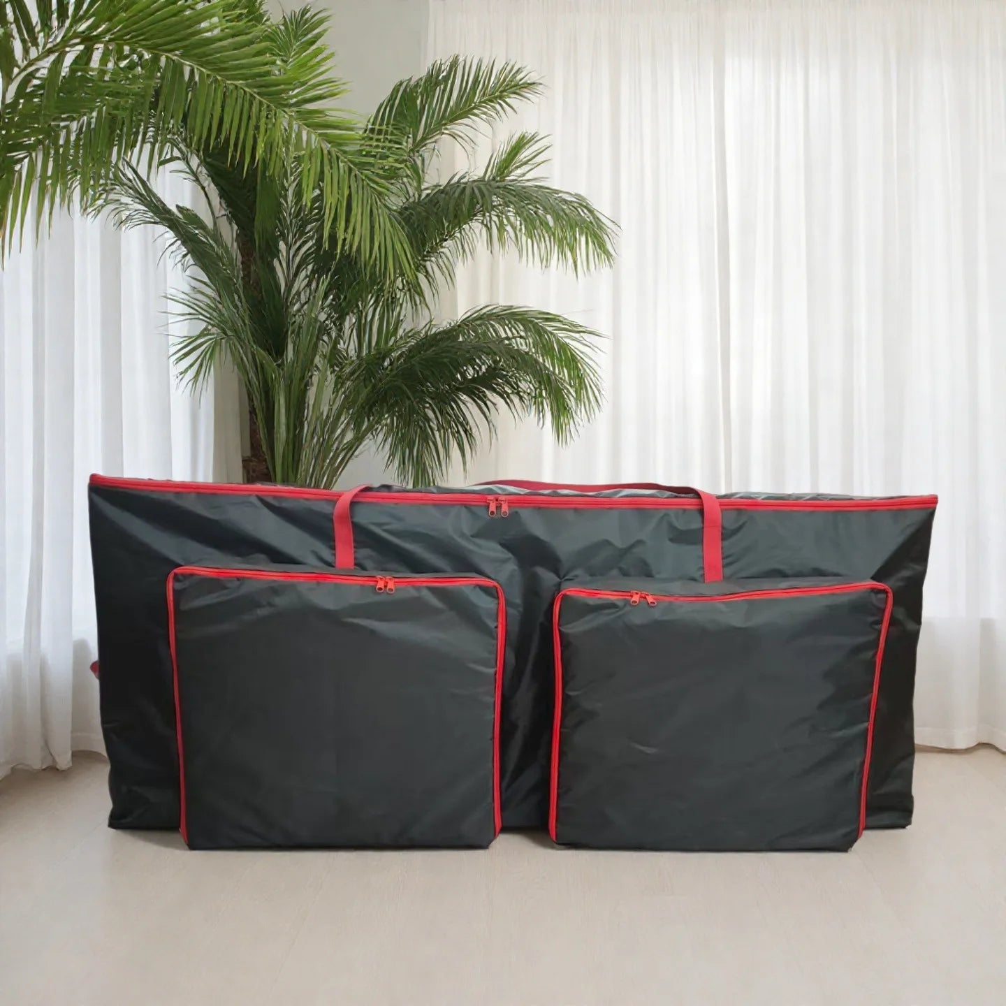 Christmas Tree Storage Bag – Heavy Duty Oxford Fabric Waterproof Dustproof Zippered Container