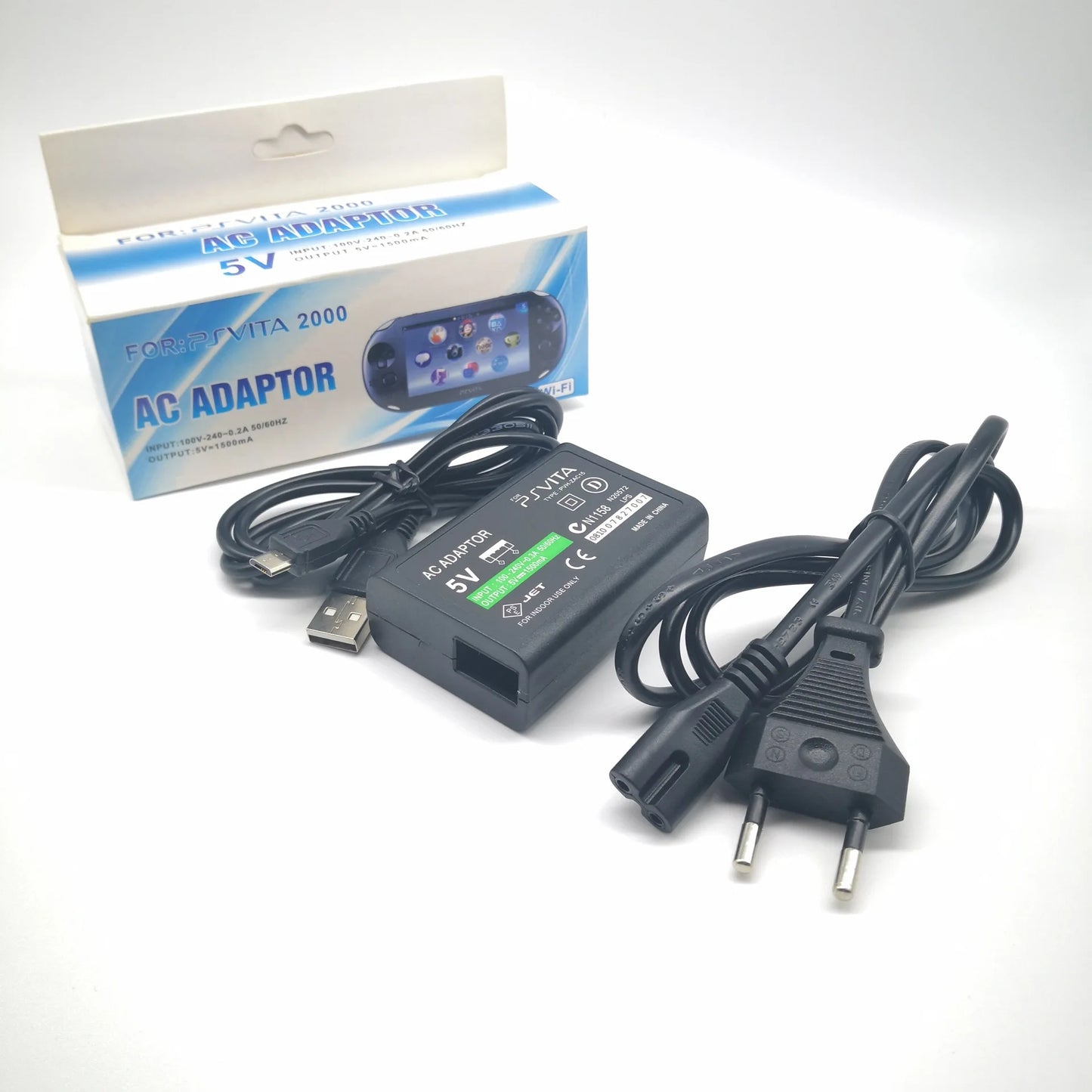 EU/US Plug Wall Charger – AC Adapter Power Supply for Sony PSP/PSV 1000/2000/3000