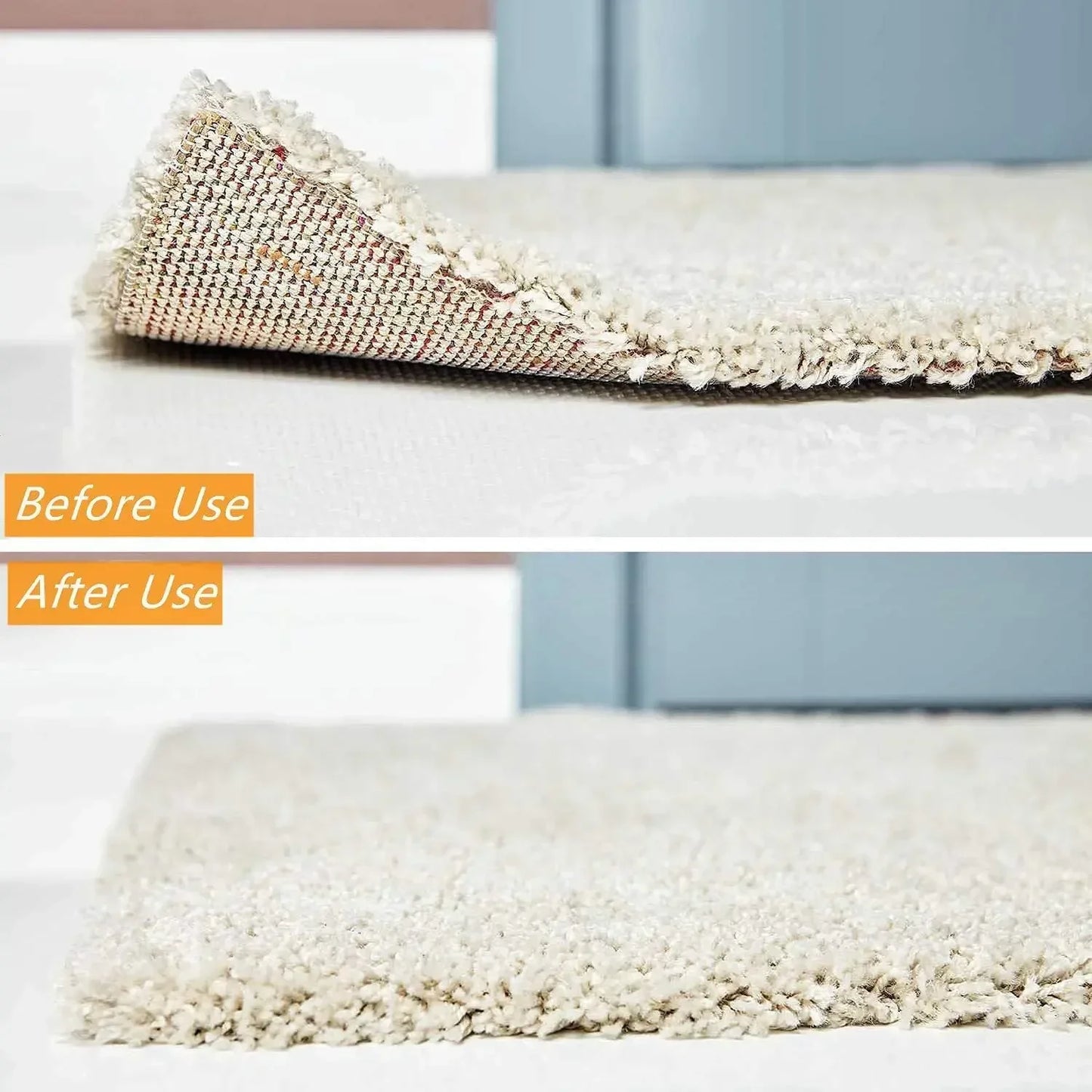 96/8pcs Non-Slip Carpet Stickers – Reusable, Washable Anti-Curling Rug Patch & Floor Mat Tape Grippers