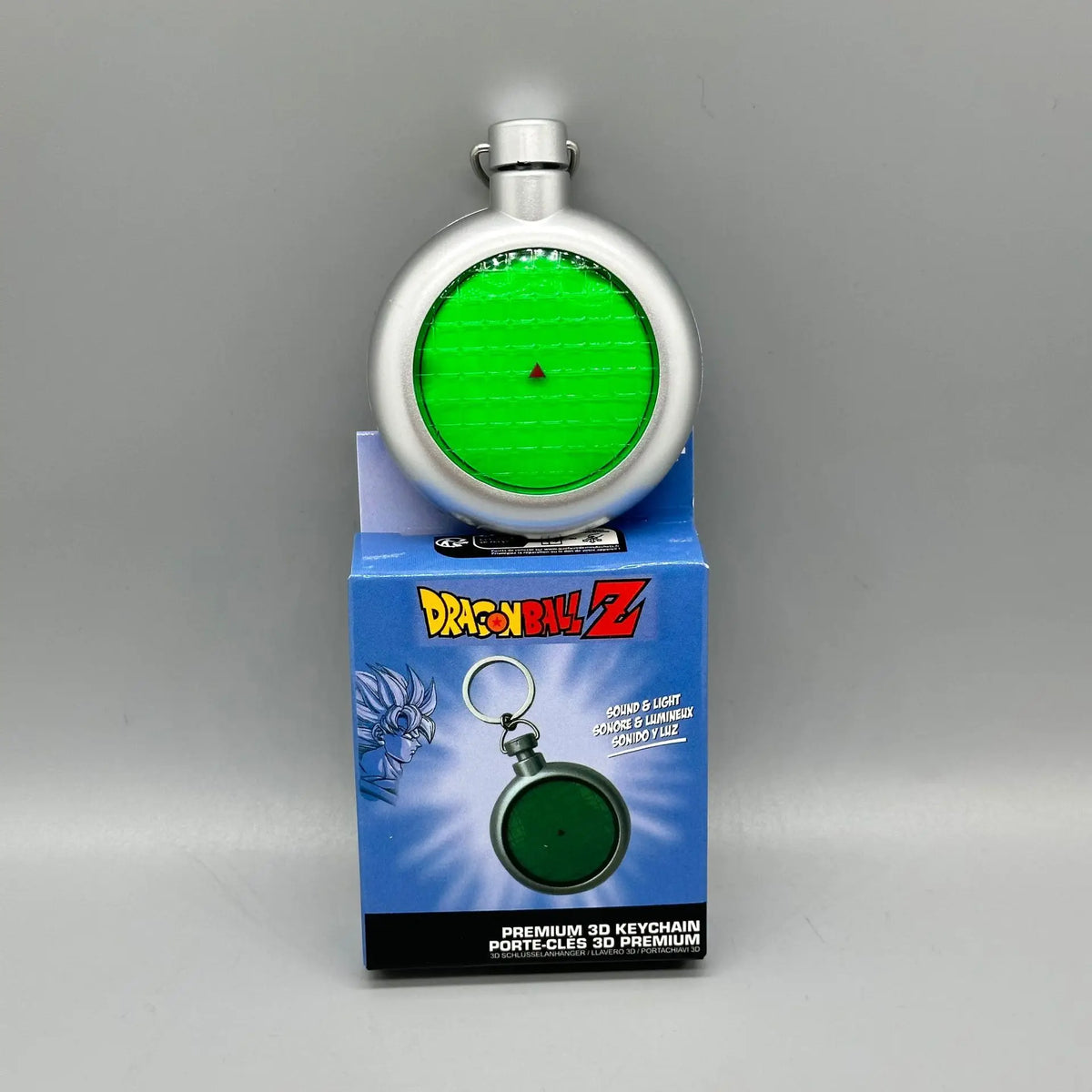 Anime Dragon Radar USB Charging Keychain - Cartoon Dragon Ball Pendant Collectible Toy Gift for Boys & Fans
