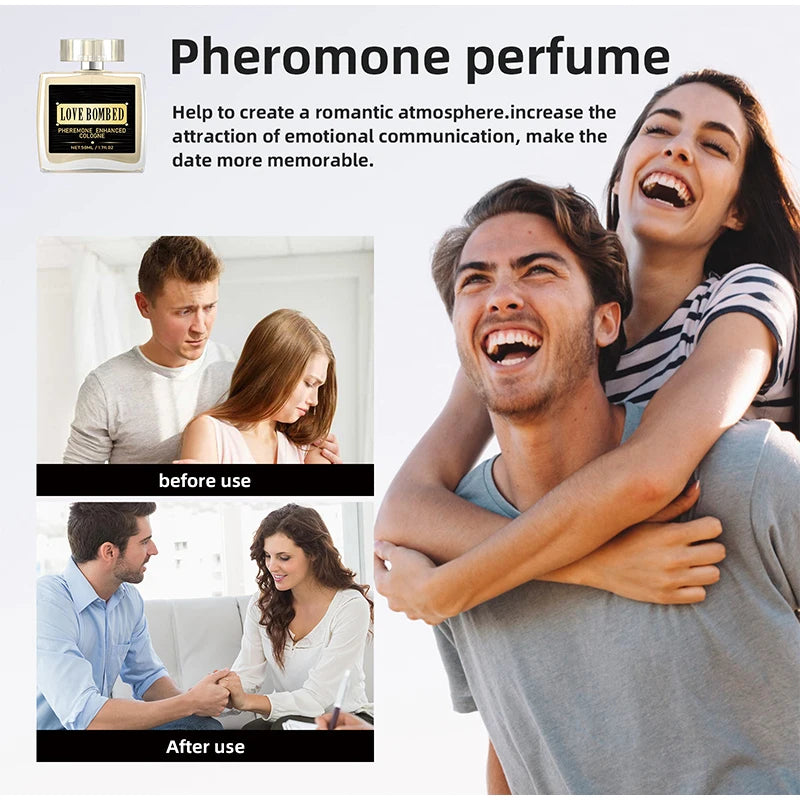 Pheromone Cologne for Men, Light Fresh Fragrance to Attract Women, Business Gentlemen’s Sexy Eau De Toilette