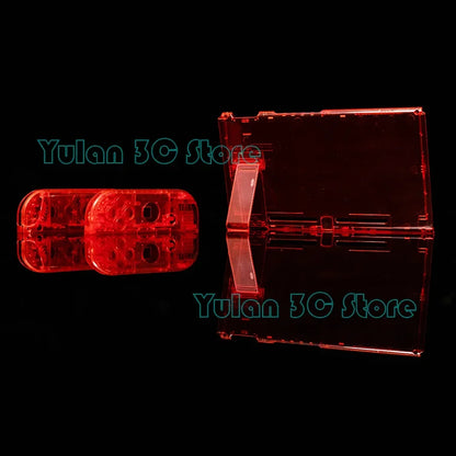 Nintendo Switch Transparent Replacement Housing Shell - DIY Console & Joy-Con Case for Left and Right Controllers
