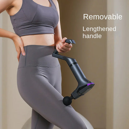 Multifunctional Deep Tissue Massage Gun – Long-Handle Electric Percussion Muscle Relaxer