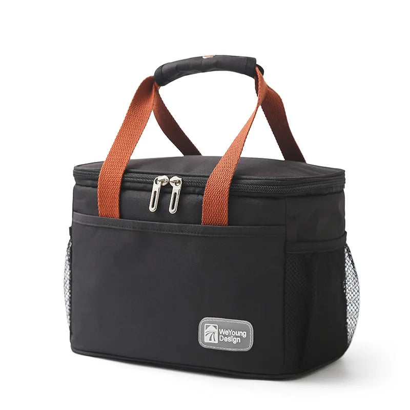 Large Capacity Thermal Insulation Lunch Bag – Oxford Cloth Food Storage Picnic Tote, Portable Cooler Box Bag