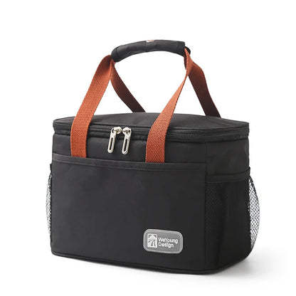 Large Capacity Thermal Insulation Lunch Bag – Oxford Cloth Food Storage Picnic Tote, Portable Cooler Box Bag