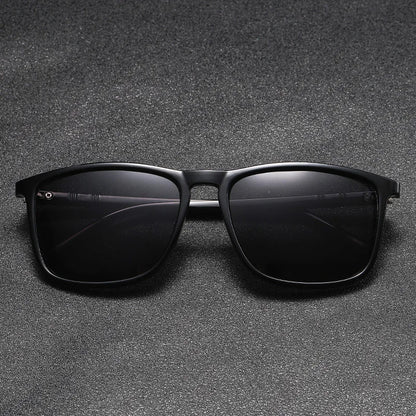 Outdoor Driving Sunglasses - Classic Polarized Square Large Frame Glasses for Men & Women, Fishing Sunglasses