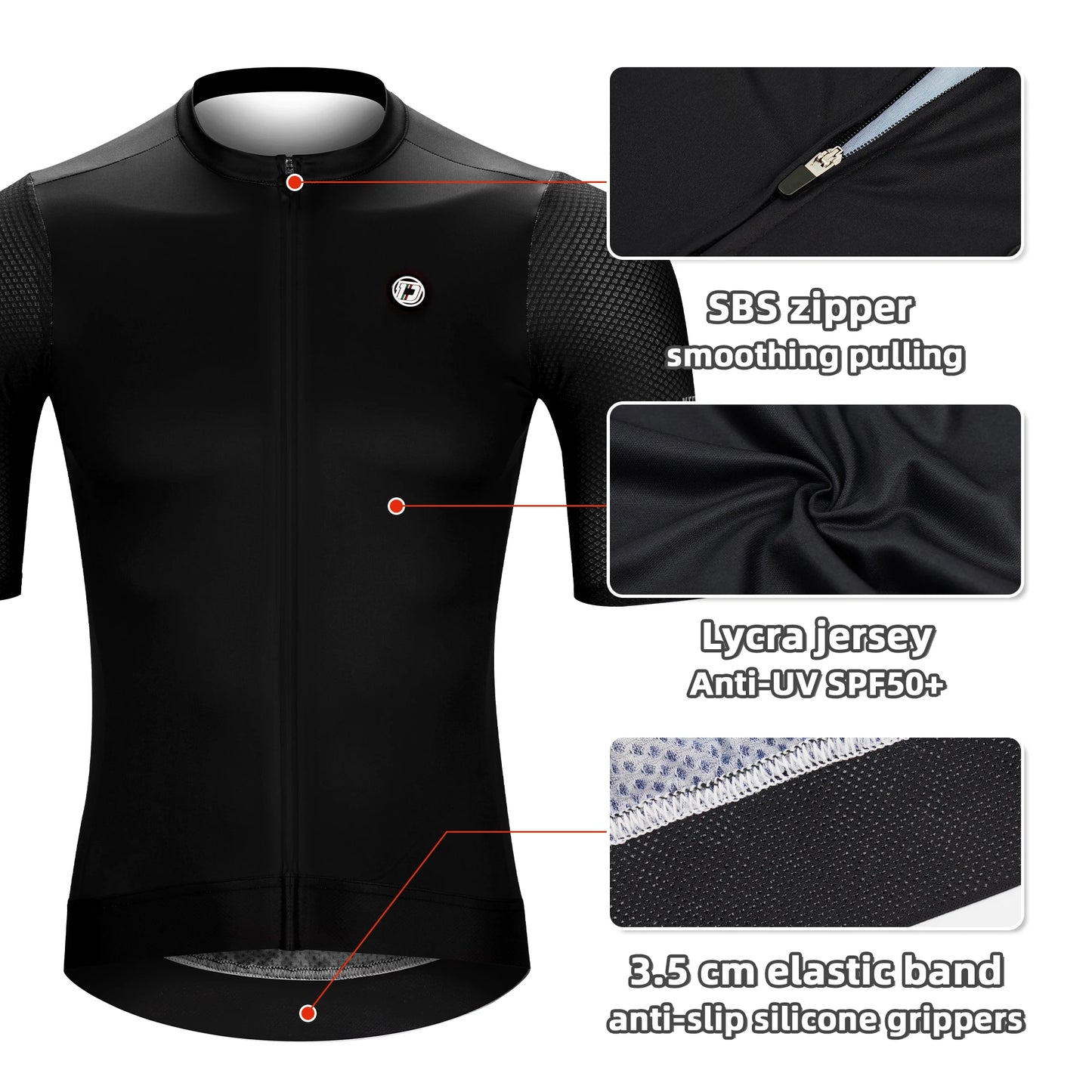 DAREVIE 2023 Cycling Jersey — SPF 50+ Men & Women MTB & Road Bike Shirt