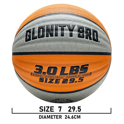 Heavy Weighted Basketball 28.5"/29.5" – Non-Slip Training Ball for Dribbling, Passing & Rebounding