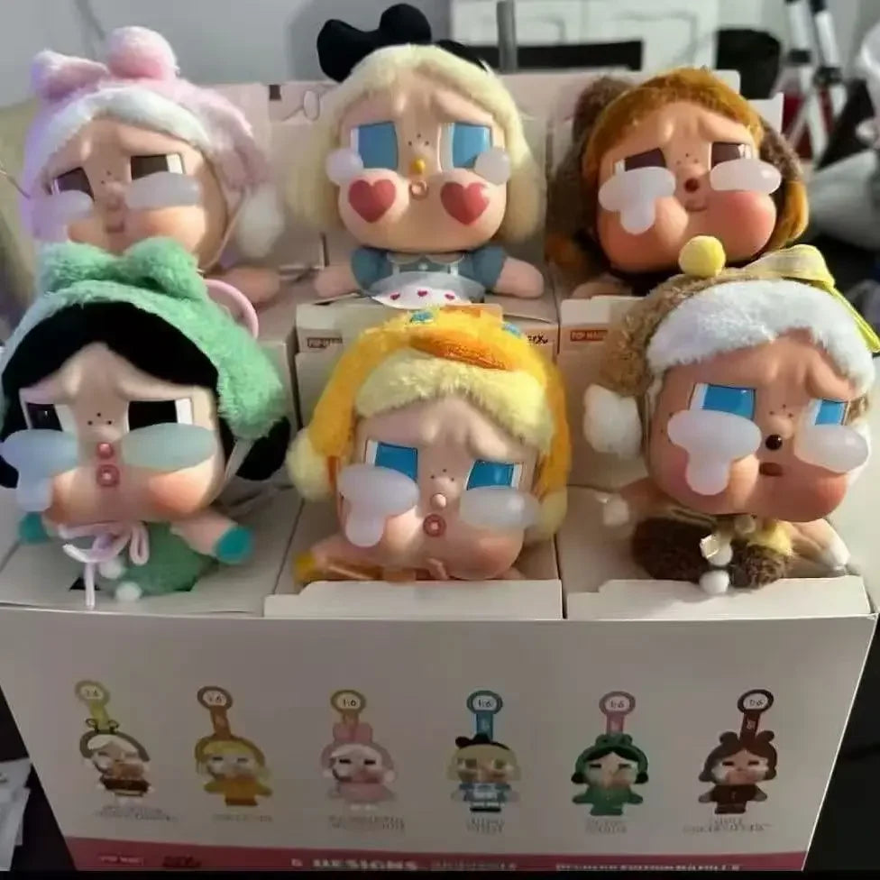 CRYBABY Tear Factory Vinyl Plush Doll – Crying Baby Blind Box Keychain & Backpack Pendant Gift