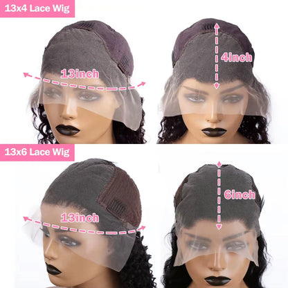 30 Inch Brazilian Body Wave Highlight Ombre Wig – 13x4 Lace Front, 1B/30 Black Brown Human Hair Wig for Women