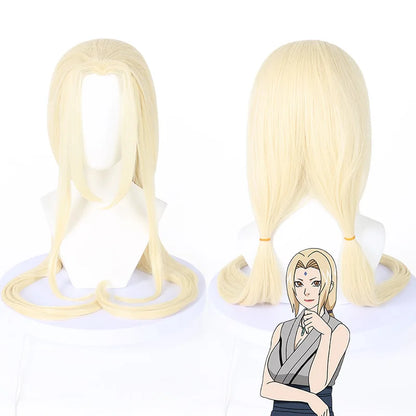 Tsunade Cosplay Costume – Anime Kimono Outfit with Wig for Girls & Women, Perfect for Halloween, Christmas & Carnival