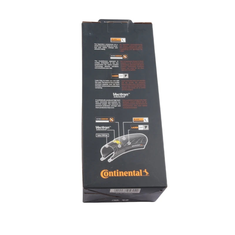 Continental Grand Prix 5000 Road Bike Tire – 700C, 700x25c, 700x23c, 700x28c, 700x32c Folding Black Tire