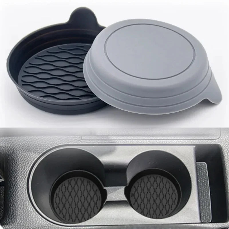 Non-Slip Silicone Car Cup Coaster Mat – Auto Drink Holder Pad for Interior Protection & Decoration Accessories