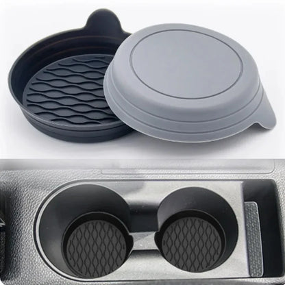 Non-Slip Silicone Car Cup Coaster Mat – Auto Drink Holder Pad for Interior Protection & Decoration Accessories