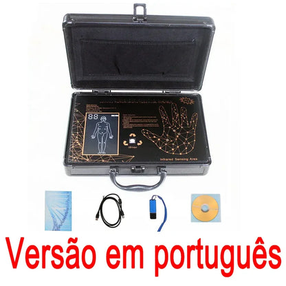 Quantum Magnetic Full Body Analyzer - Bioimpedance Resonance Scanning & Wellness Analysis Machine