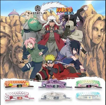 Naruto Anime Bracelet – Adjustable Cosplay Rope Wristband for Couples, Men & Women (Sasuke, Hinata, Itachi, Hyuga)