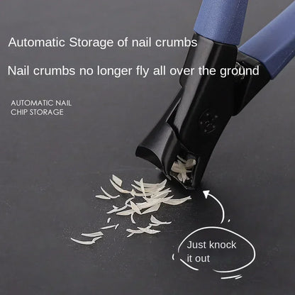 2023 New Anti-Splash Nail Clippers - Large Size Single Nail Trimmer for Thick and Hard Nails, Household Essential