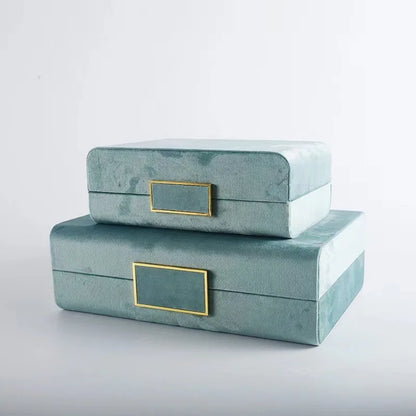 Luxury Wooden Jewelry Box - Double Leather Finish Multi-Functional Jewelry Organizer & Storage Case