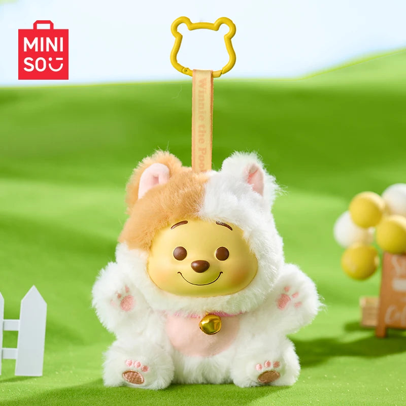 Original Winnie the Pooh Vinyl Plush Blind Box — Naughty Party Pooh Bear Bag Pendant, Cute Surprise Doll Gift