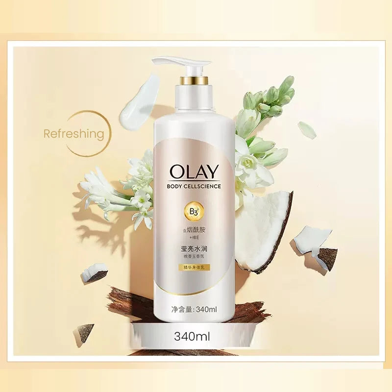 OLAY Body Lotion B3+ Niacinamide – Nourishing, Hydrating, Firming & Brightening Body Cream, Olay Body Cellscience