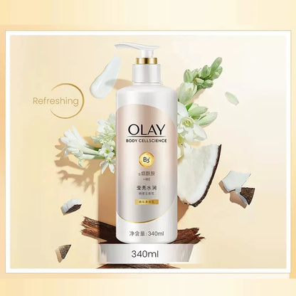 OLAY Body Lotion B3+ Niacinamide – Nourishing, Hydrating, Firming & Brightening Body Cream, Olay Body Cellscience