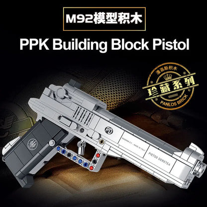 G18 Desert Eagle M1911 Pistol Gun Model – Military Series Building Blocks Toys for Kids and Boys