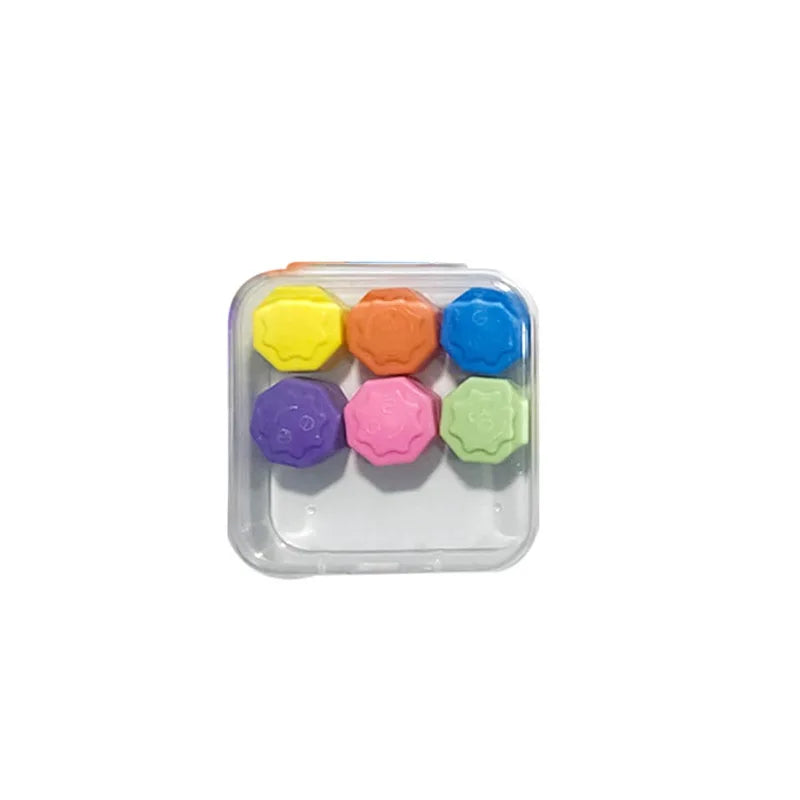 6pcs Classic Gonggi Stone Game Set - Nostalgic Desktop Party Toy for Kids, Students & Family Play