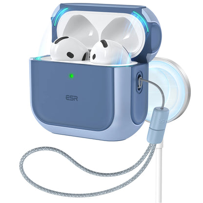 ESR MagSafe Case for AirPods 4th Gen (2024) – Drop Protection Cover with HaloLock for AirPods Pro 1st/2nd Gen (2023/2022)