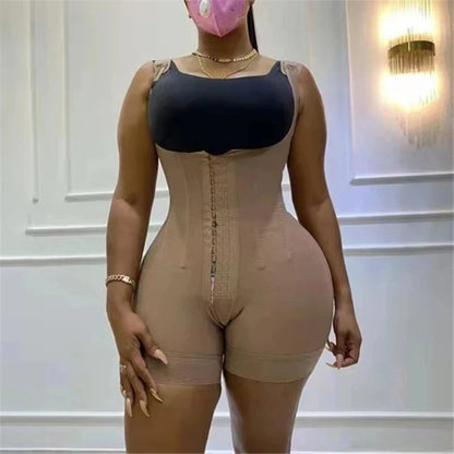 Colombian Fajas Post-Surgery Shapewear – Waist Trainer & Butt Lifter Full Body Shaper BBL Compression Girdle for Women