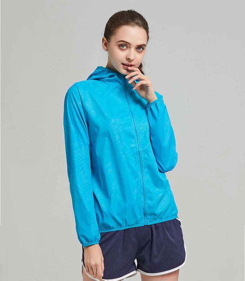 LNGXO Unisex Waterproof Hiking Jacket – Quick Dry Camping Windbreaker, Trekking, Fishing, Anti-UV Rain Coat for Men & Women