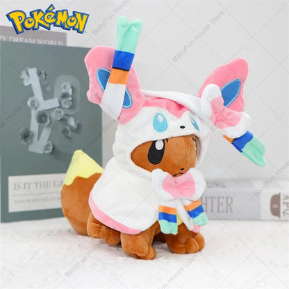 Pokemon Eevee Evolution Plush Toys - Kawaii Sylveon, Espeon, Umbreon & More Cute Character Dolls