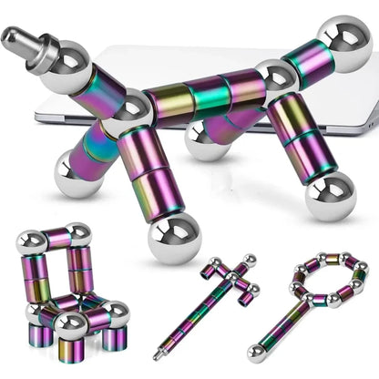 Decompression Magnetic Fidget Pen – Multifunctional Novelty Pen for Relieving Stress, Perfect Gift for Friends