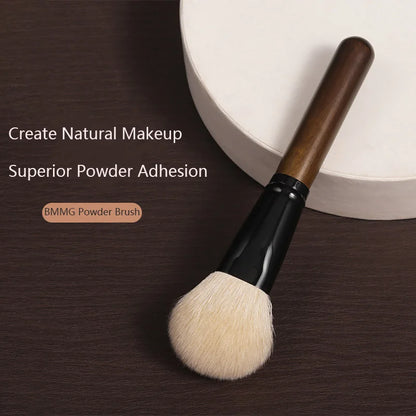 OVW Goat Hair Powder Makeup Brush – Portable Travel Blending Cosmetic Tool