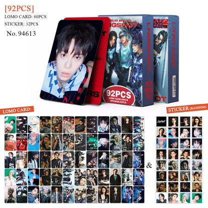 92PCS LNGSHOT Idol Lomo Cards - SHOT CALLERS Album Photo Collection Fan Gift Set