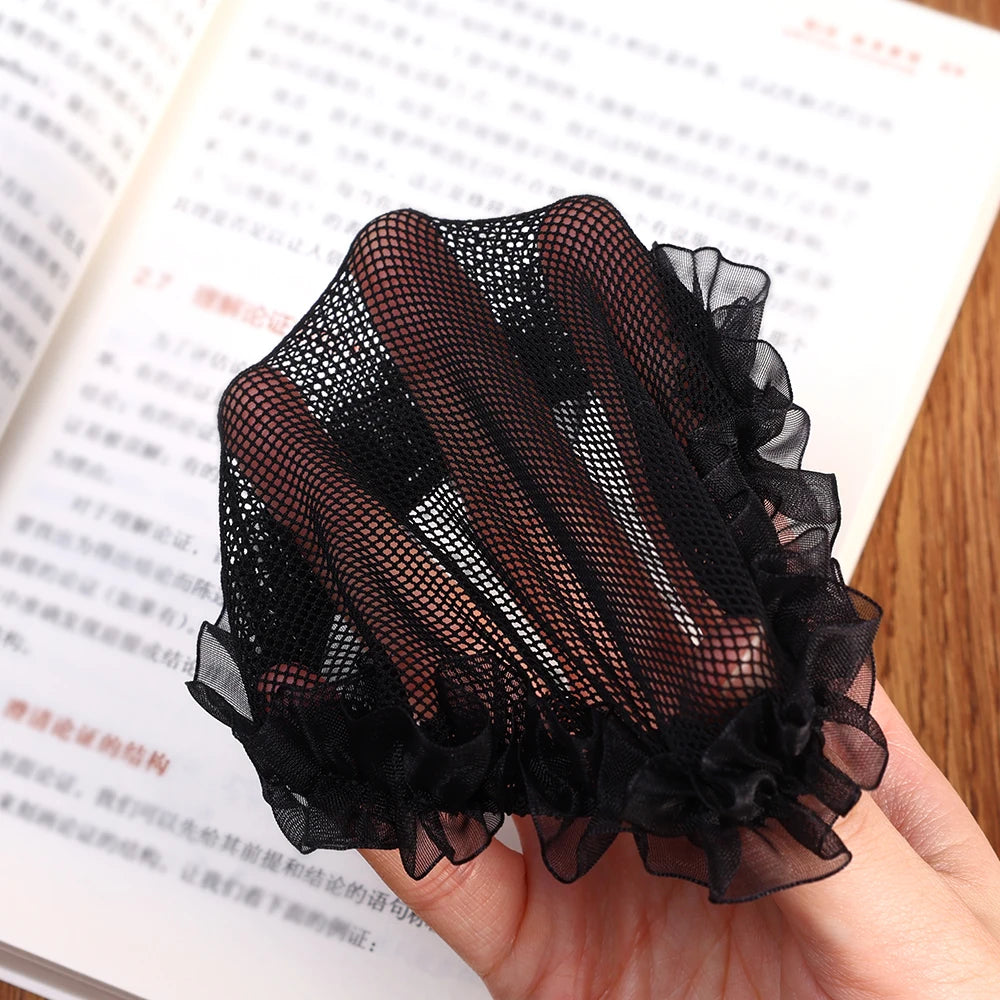 Women’s Ballet Hair Net – Adjustable Elastic Drawstring for High-Quality Weave & Hair Styling