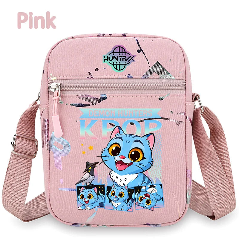 K-Pop Demon Hunters Crossbody Phone Bag – HUNTRX Rumi Huntrix Coin Wallet Shoulder Purse